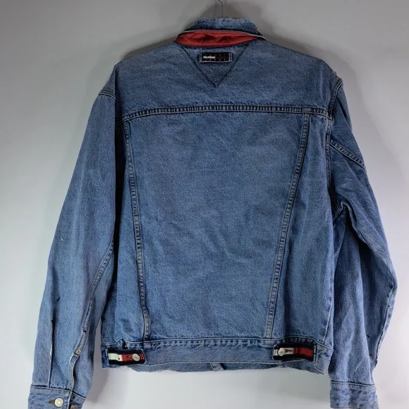 Destroyed Tommy Jean Jacket Size XL - Picture 4 of 17